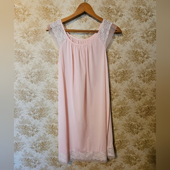 Vintage 1960's Baby Pink Nighty And Robe - Picture 7 of 10